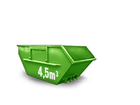 4.5 cbm Baumischabfall Container