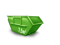 7.5 cbm Baumischabfall Container