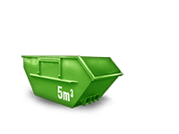 5 cbm Baumischabfall Container