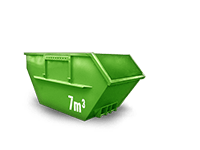 7 cbm Baumischabfall Container