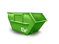 12 cbm Bauschutt Container