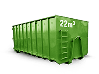 22 cbm Baumischabfall Container