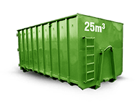 25 cbm Baumischabfall Container
