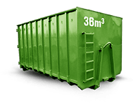 36 cbm Bauschutt Container
